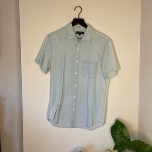 J. Crew Factory Chambray Short Sleeve Shirt